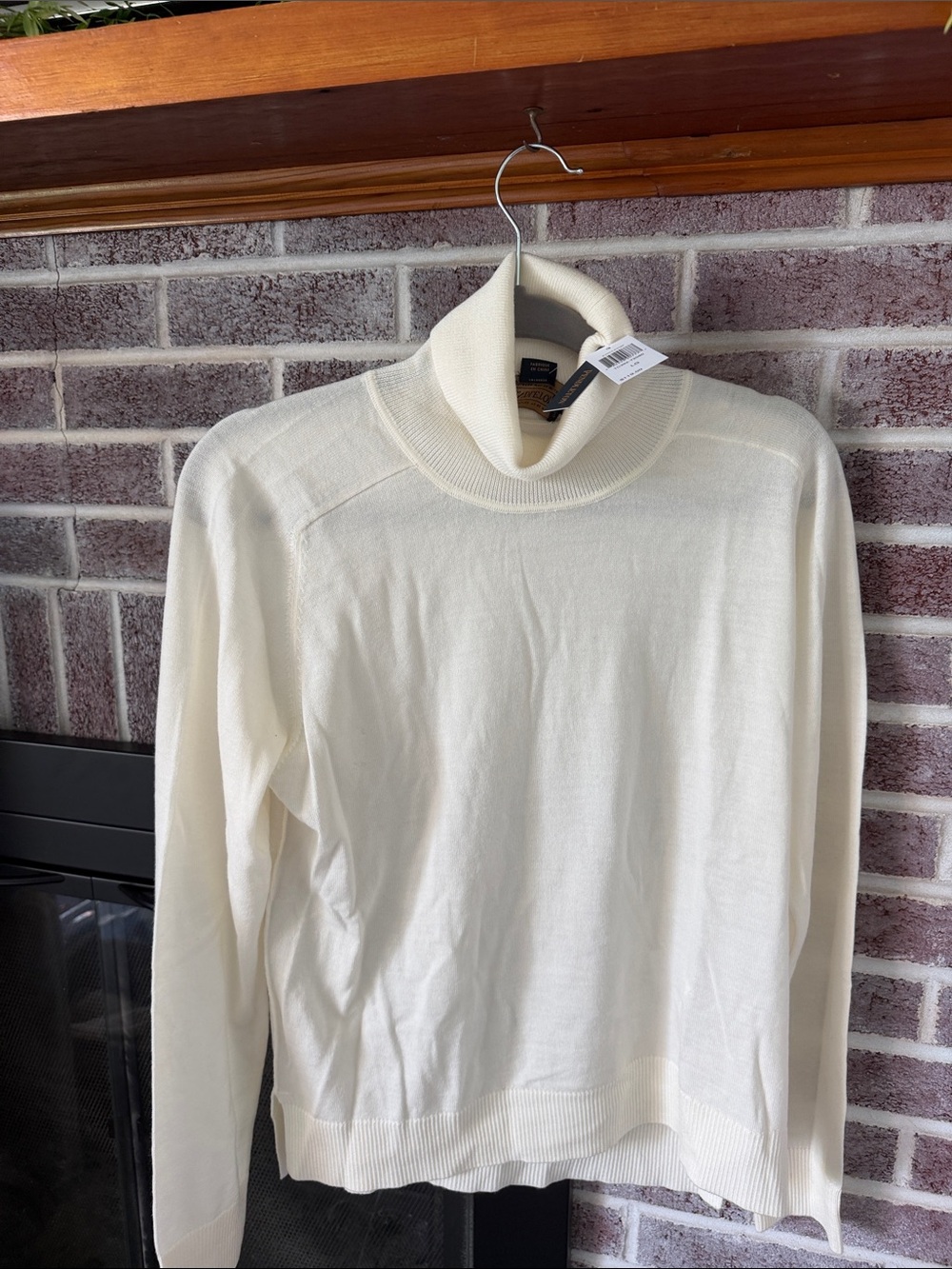 Pendleton Cream Turtleneck Sweater